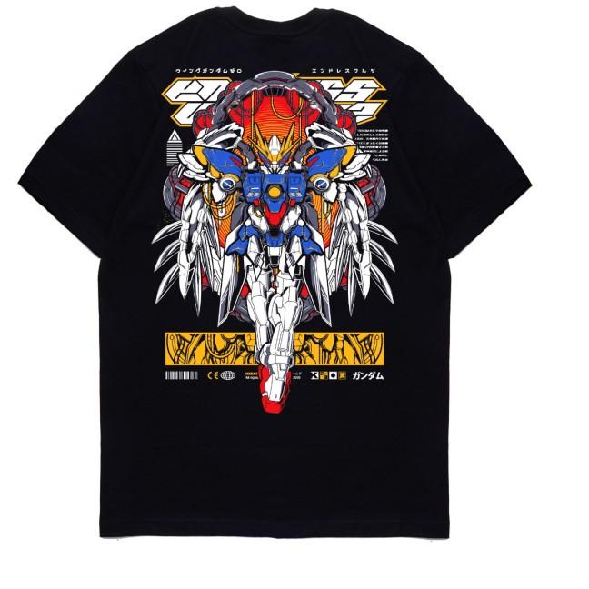 Kaos Pria Kizaru T-Shirt Anime Gundam WINGS - S