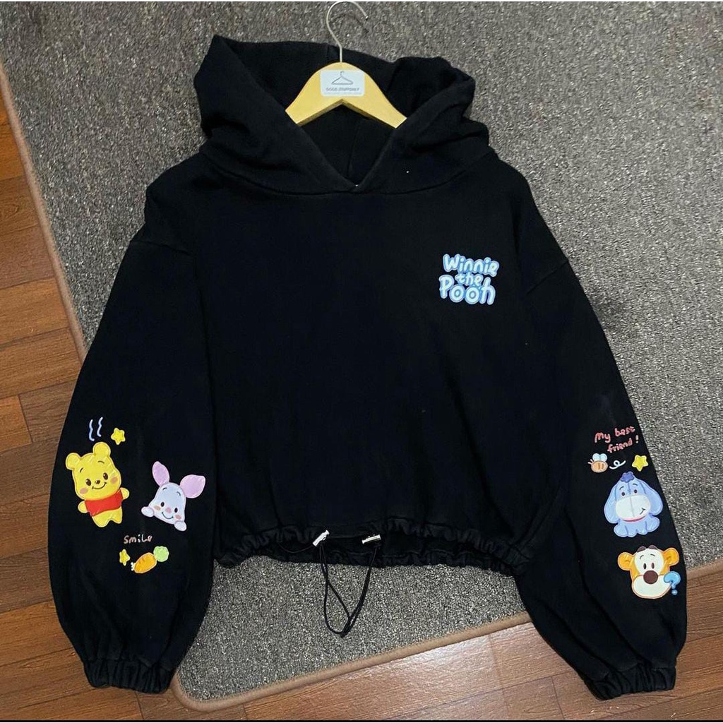 BEST FRIEND POOH SWEATER HODIE CROPE TALI SERUT (PS)