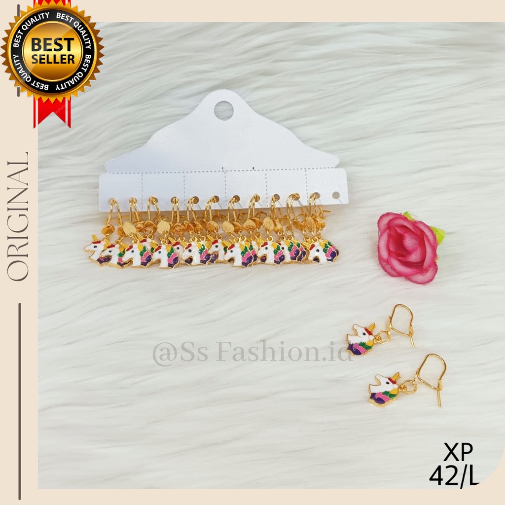 Anting anak unicorn terbaru cantik anti karat