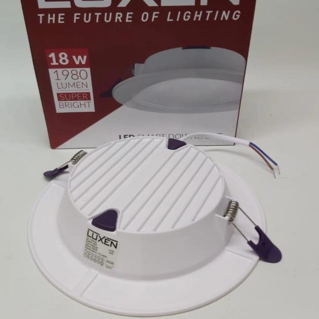 Downlight LED Panel InBow 18W 6inch Bulat Luxen - Putih