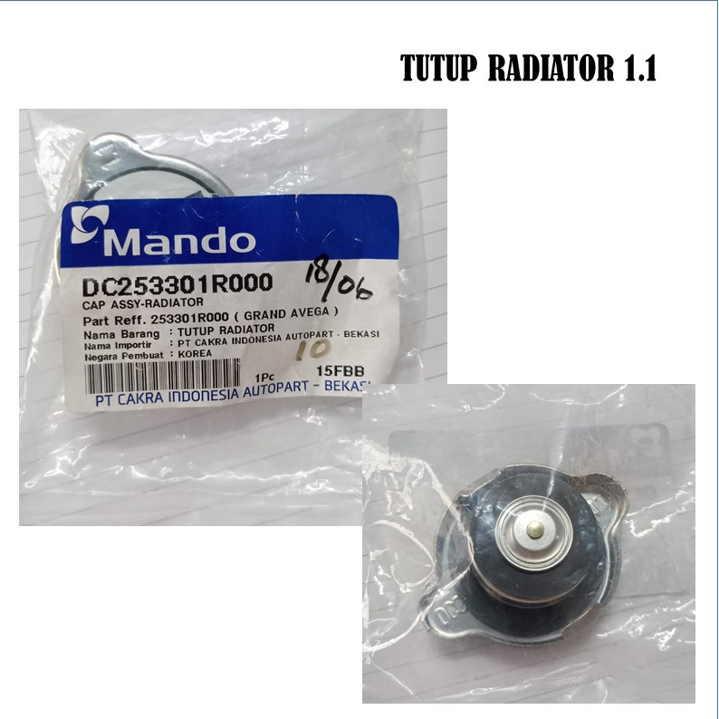 Tutup Radiator Hyundai Trajet All New Tucson Cap Radiator Hyundai Trajet All New Tucson
