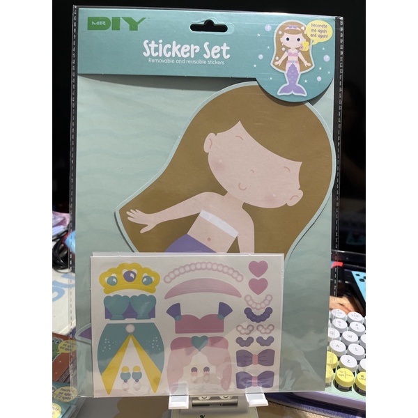 mr diy - sticker set - mermaid