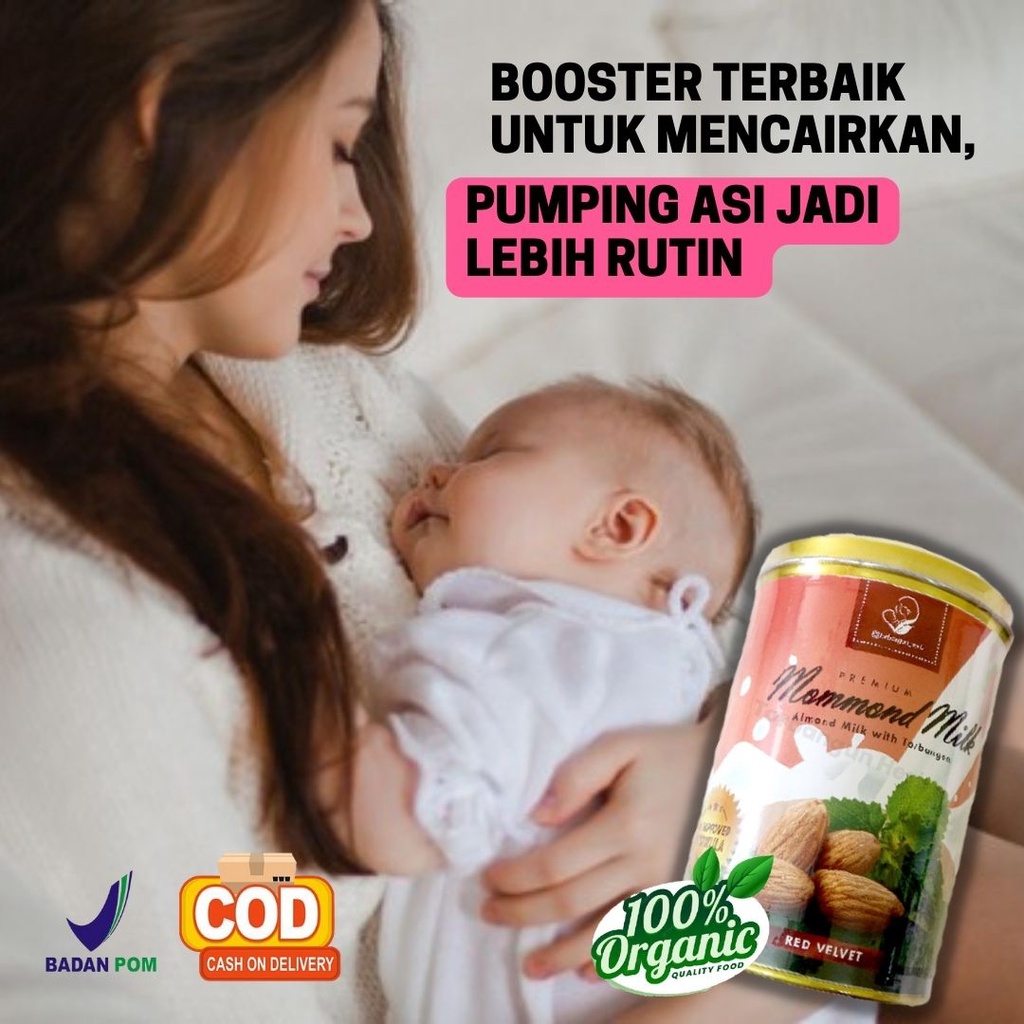 

[RASA RED VELVET] Minuman Susu Herbal Multivitamin Pelancar ASI Booster untuk Ibu Menyusui Beri Gizi Berkualitas Untuk Bayi