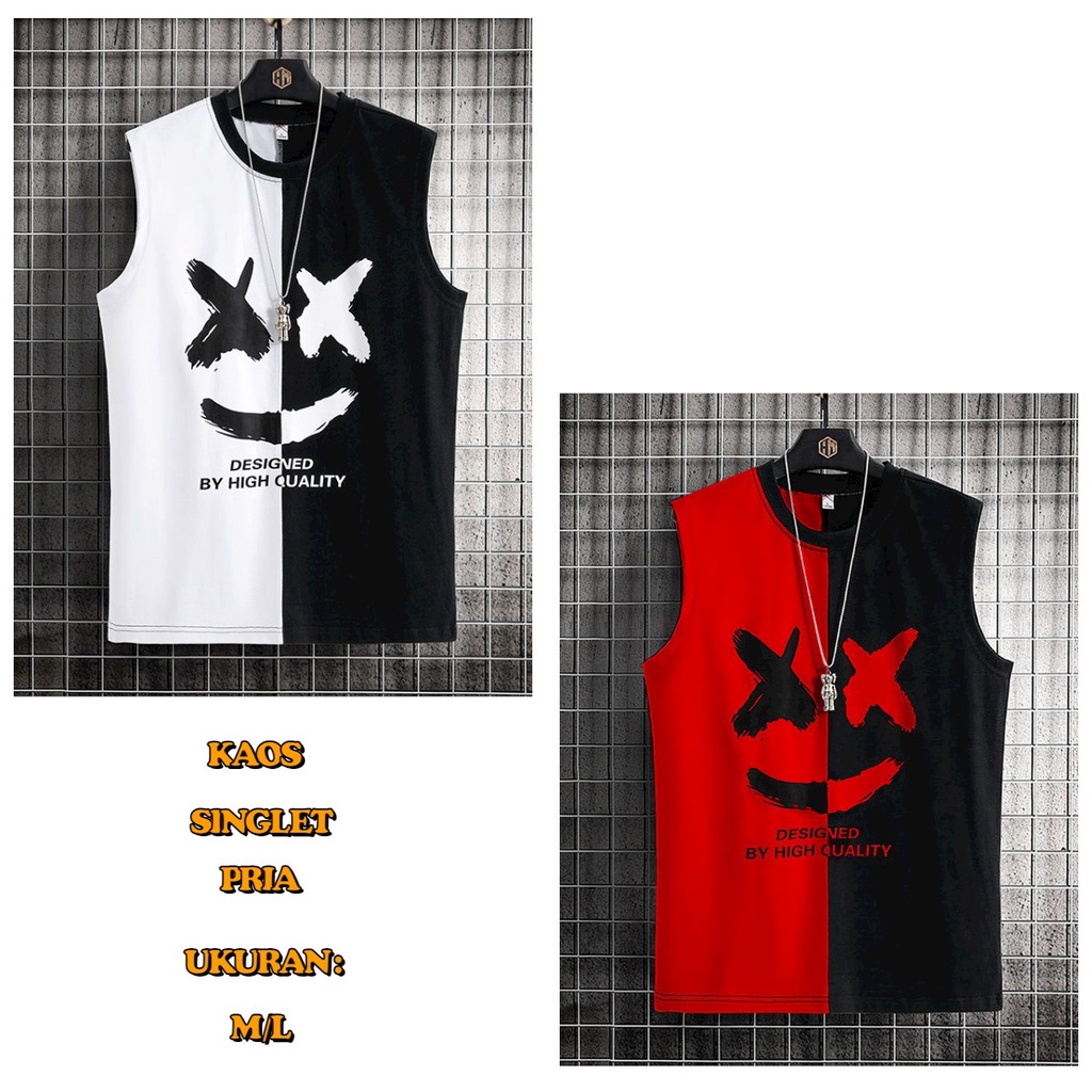 CAMOS FASHION - BAJU SINGLET MELLO / fashion pria / singlet pria / model terbaru / keren / murah