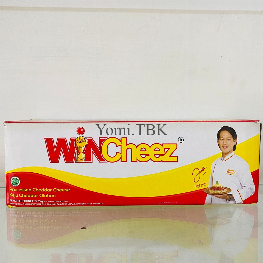 

WINCHEEZ Keju Cheddar Balok/Keju Balok/Keju Wincheese - 2kg