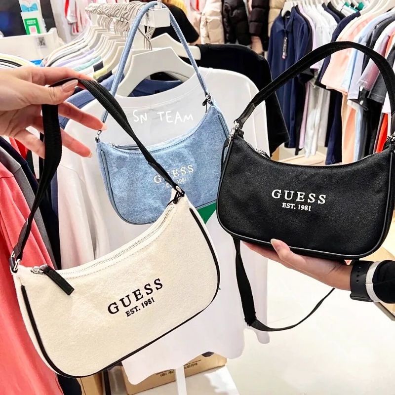 8.8 SALE | GUESS Denim Shoulder Bag