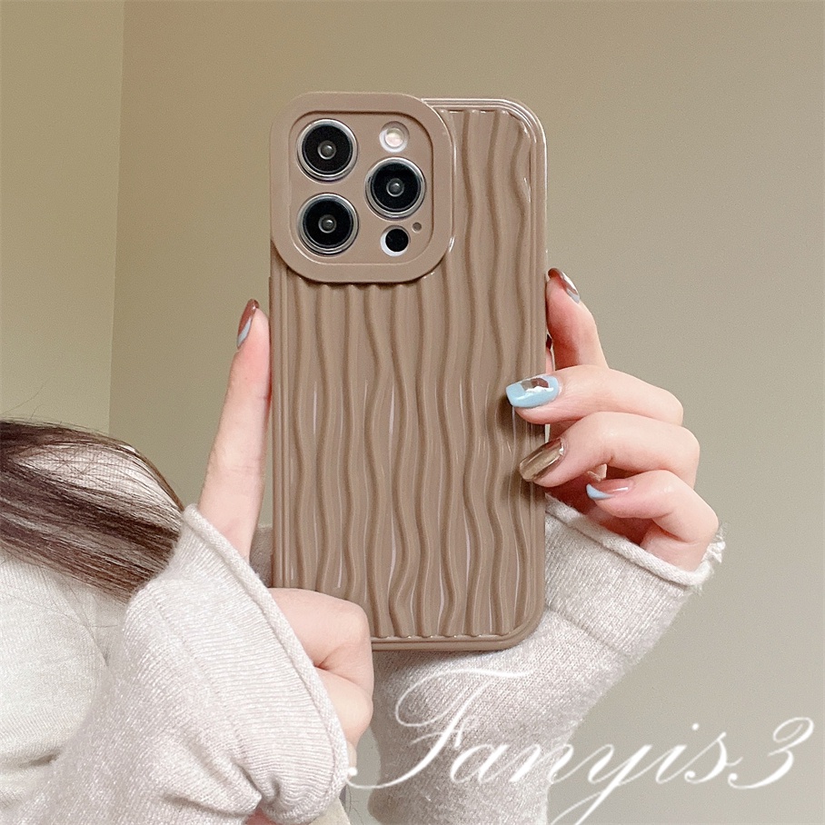 Compatible For iPhone 14 13 12 11 Pro Max X XR Xs Max 14 13 12 11 Soft Case Pelindung Bahan Plush Warna Solid Untuk