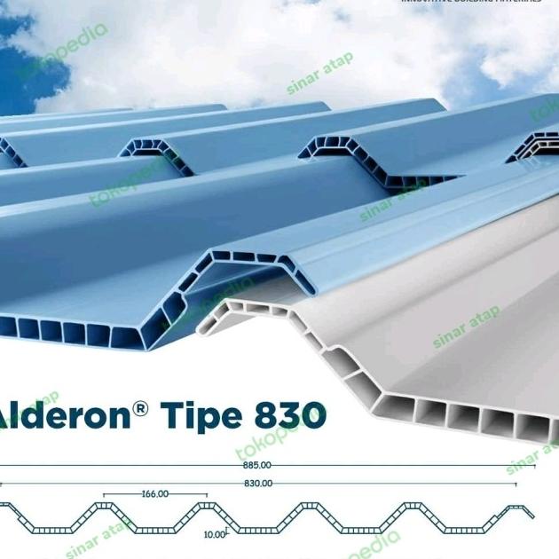 ATAP ALDERON LEBAR EFEKTIF 83CM - 1 Meter