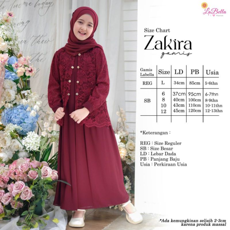 Gamis Anak Zakira by Labella
