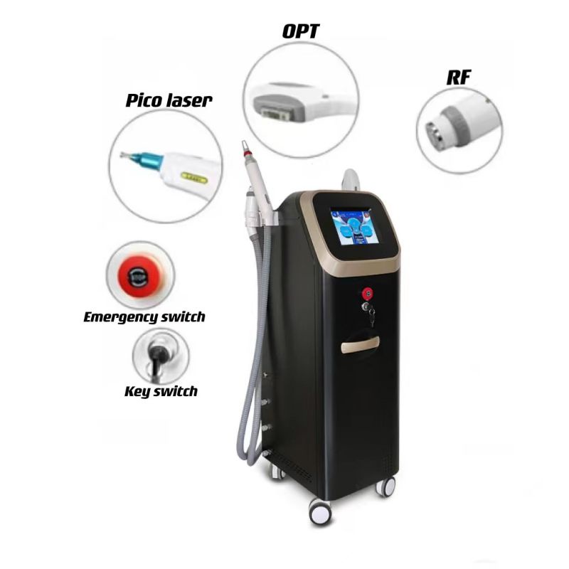 Pico Laser Matte 3in1 Pico Ipl dan rf blackdoll hapus tatto melasma tanda lahir hilangkan bulu perma