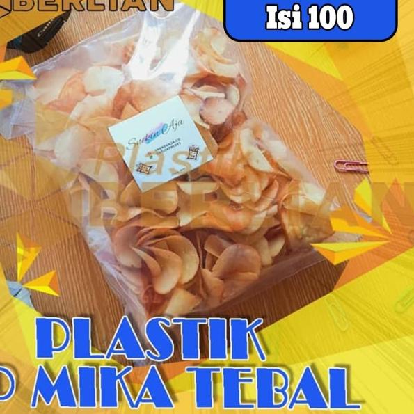

Plastik PP Mika 25 x 45 Tebal Bungkus Snack Keripik Isi 100 lembar