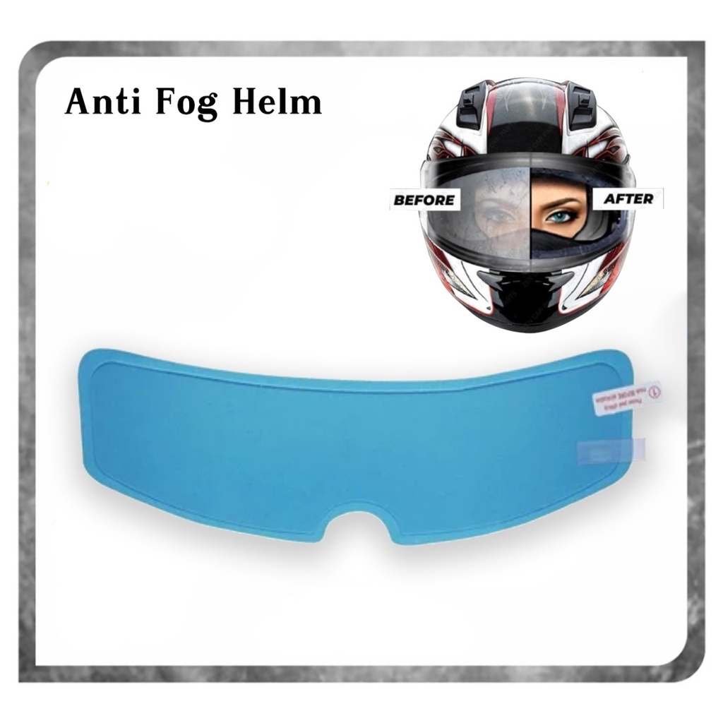 Sticker Anti Air Hujan Stiker Kaca Film Helm Motor Helmet Visor Anti Fog Kabut Embun