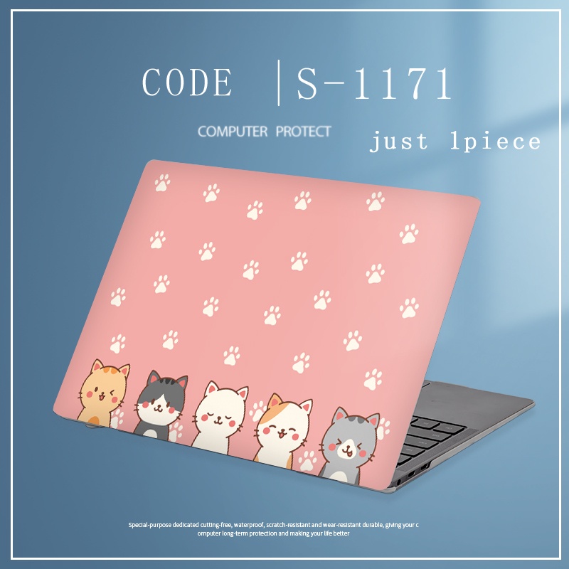 1pc Universal Menyesuaikan Pola COD Skin Stiker Cover Laptop Untuk lenovoIdeapad 320-15 V310-15 V15-IWL Lukisan Notebook Stickers