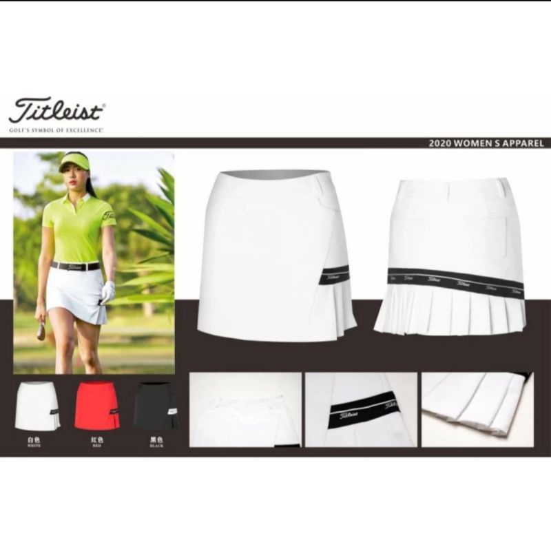 Bawahan Olahraga Wanita Rok Mini Wanita Bahan Elastis Breathable Untuk Golf 2020