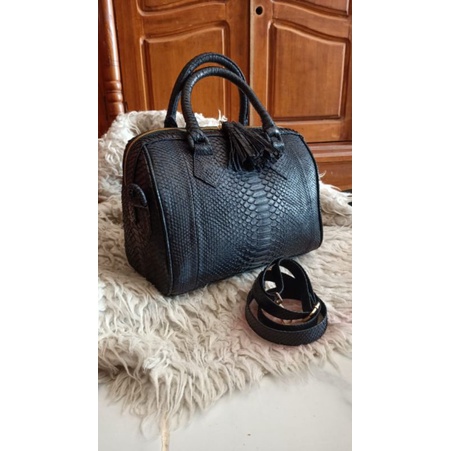 tas kulit ular asli