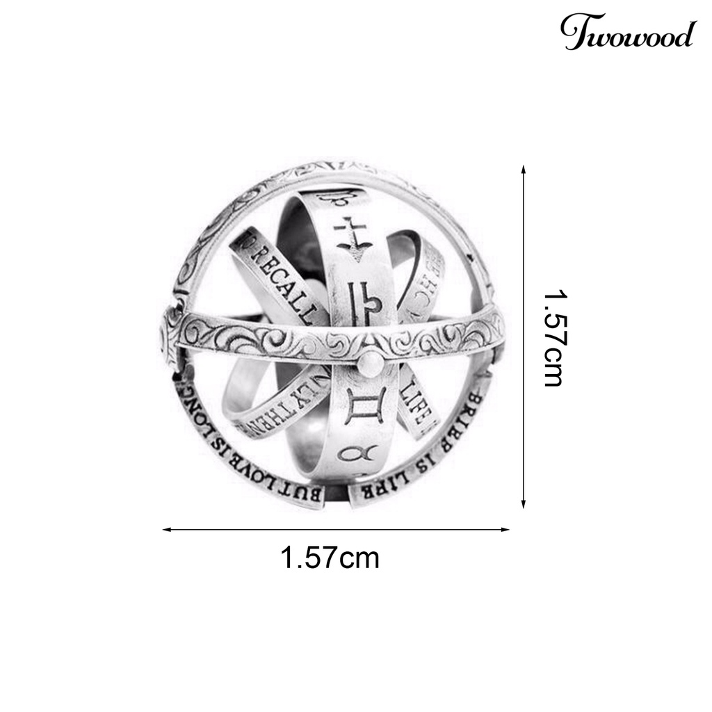 Cincin Model Bola Astronomi Kosmik Lipat Untuk Kencan