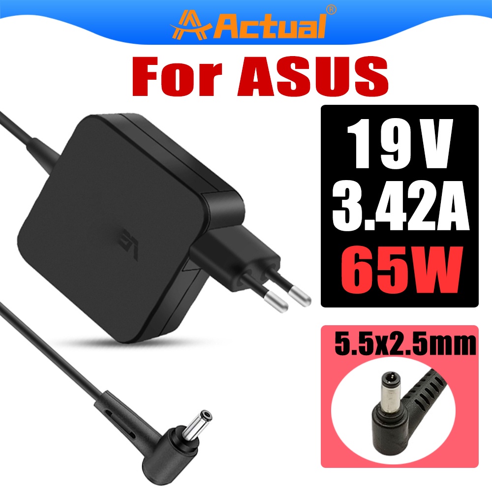 Actual【COD】CHARGER LAPTOP ASUS 19V 3 42A ORIGINAL A455L X450C A46C A46CM K46CM A450C N45V N46V N56D N56V A46CA