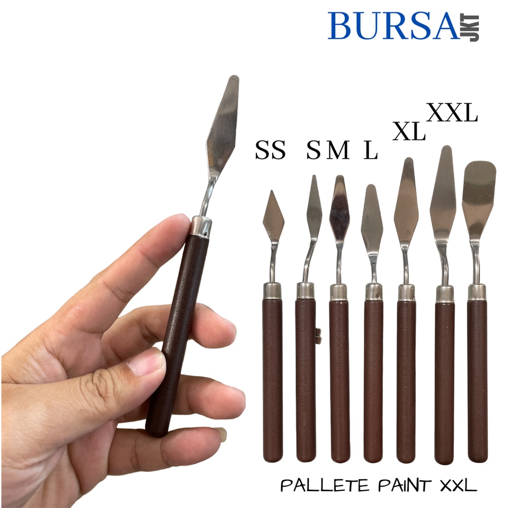 SCRAPER LUKISAN PAINTING PERATA KANVAS KUE DLL PALLETE KNIFE XXL