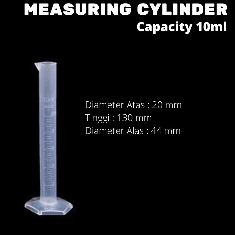 Gelas Ukur Plastik Silinder Lab Tabung Ukur Measuring Bentuk Labu Erlenmeyer Gelas Takar Murah 10ml 25ml 50ml 100ml