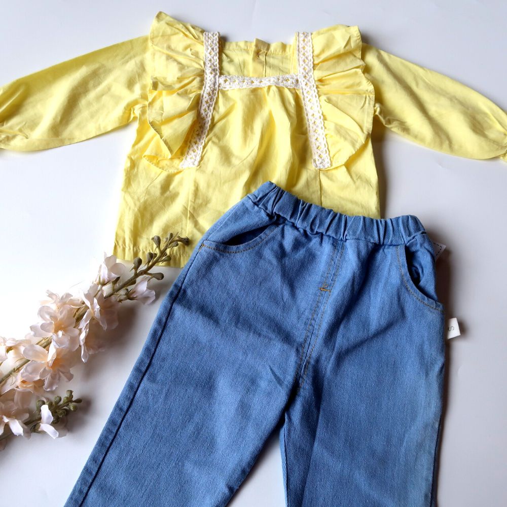 Setelan Celana Anak Perempuan Import Premium 1-4 Tahun