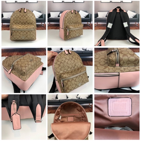 [Instant/Same Day] Coach Original 32200 Women's Medium Backpack  beibao