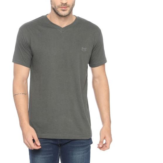 [Bamboo Cotton] V NECK T SHIRT / KAOS V NECK PRIA - Biru Tua, S