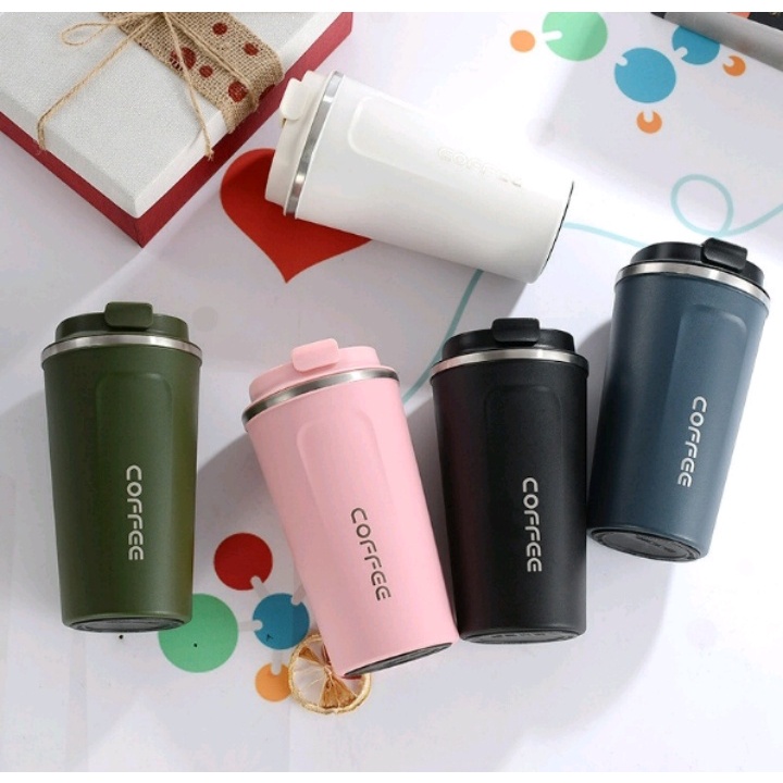 Travel Mug Termos Coffe GELAS Air Minum Tahan panas Dan Dingin Termos coffee  SUS 304