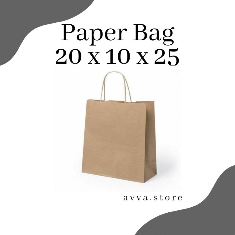 

PAPERBAG COKLAT | SIZE 20x25 PAPERBAG MAKASSAR | Hampers Makassar