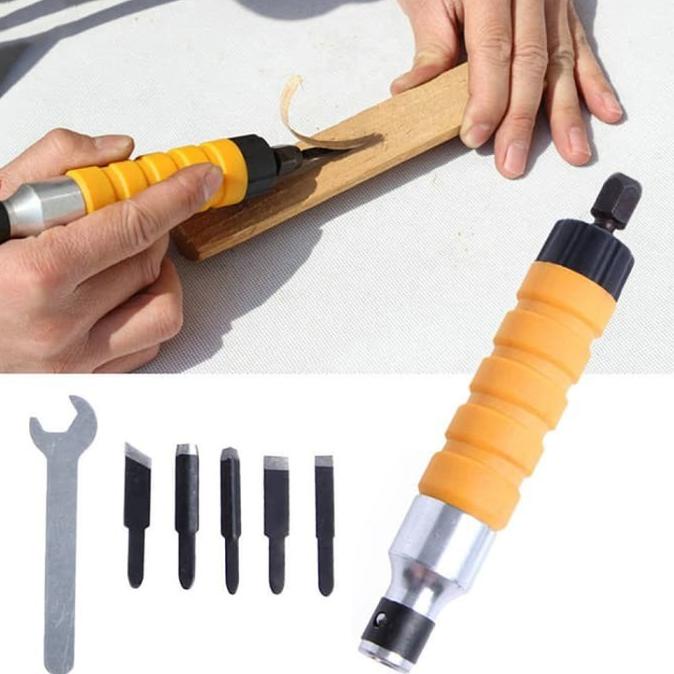 Alat Ukir Kayu Elektrik Set Pahat Chisel Wood Carving