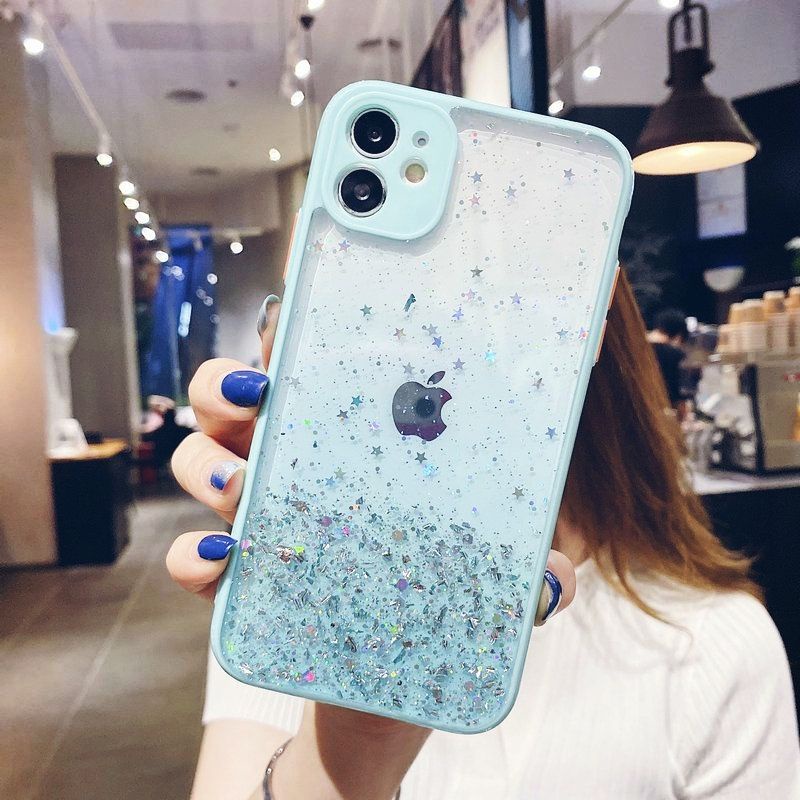 Softcase Glitter Realme C20 C21 2021 C21Y C12 C25 C25S bling-bling pelindung kamera