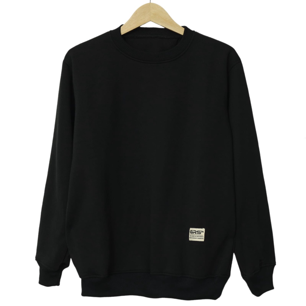 DOZY X GRS74 I CREWNECK UNISEX HITAM