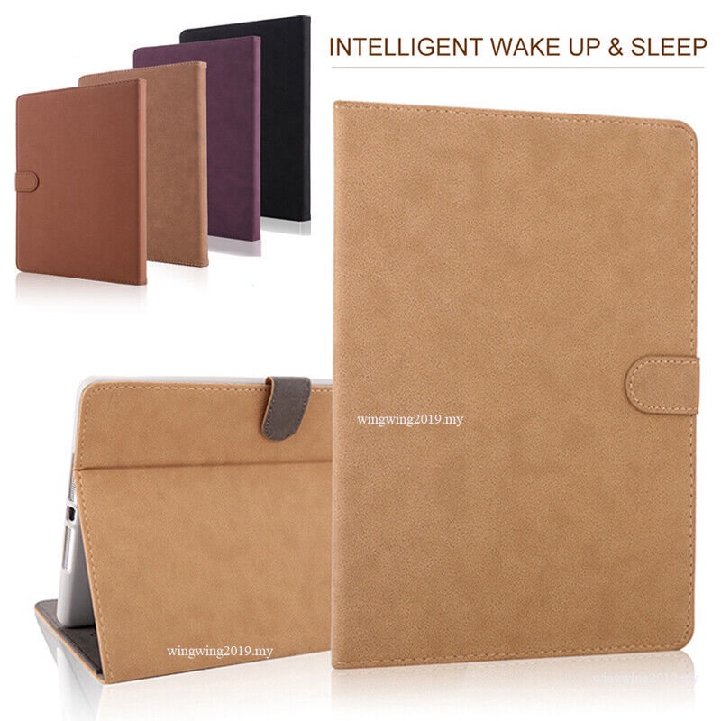 Flip Case Bahan Kulit Magnetik Untuk iPad 10.2 2019 Air 10.5 6th 9.7 7th 8th 9th Air5 4 10.9 Pro 11 M1 2021