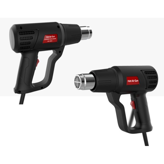 (Dalam Stok)Reaim 220V Heat Gun Air Hot Gun H&amp;L Pro Senapan Panas Pistol Angin Panas Pemanas Stiker Heat Gun Alat Pemanas