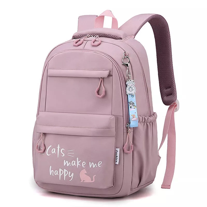 JS_Tas Anak sekolah SD Baby Bag Tas Ransel Anak Sekolah Karakter perempuan Tas Karakter kucing lucu