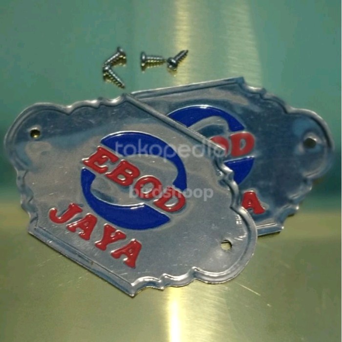 ------] aksesoris logo emblem kandang kotak Ebod jaya new