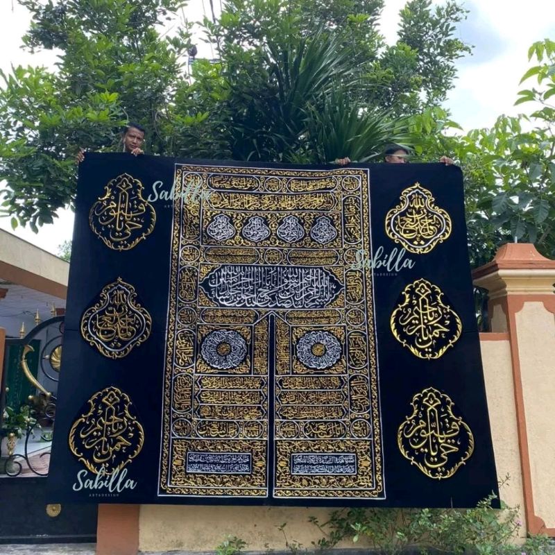 Kiswah Pintu Ka'bah jumbo size sesuai request