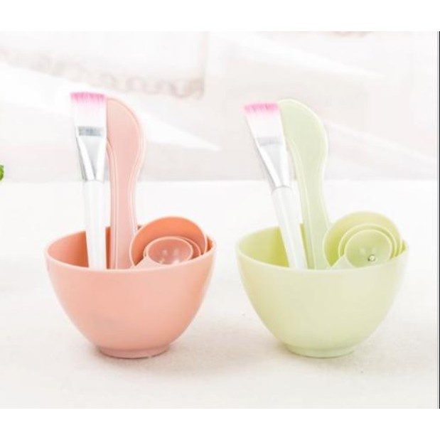 IKILOSHOP Mangkok Peracik Masker Wajah DIY 4in1 Mas Bowl Tool/tempat masker