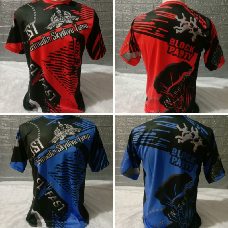 kaos jersey/kaos drifit lengan pendek/kaos printing