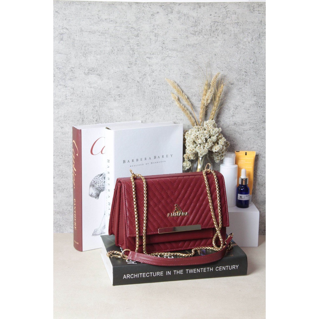 TAS SELEMPANG WANITA TERBARU MURAH ELEGANT RASA IMPORT//AMMARA NEW BORDIR VV FULL ACC//FASHION KEKINIAN BISA COD