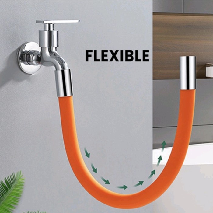 Sambungan SELANG 47 CM Air Flexible Ekstensi Universal 1/2 inch 360°