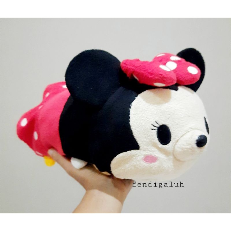 Boneka Minnie Mouse Tsum Tsum Original Size 35 cm/ Boneka Minnie Mouse