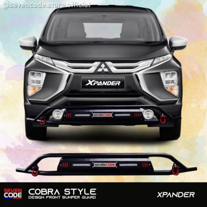 TANDUK DEPAN MITSUBISHI XPANDER COBRA STYLE, XPANDER CROSS COBRA STYLE, XPANDER 2022 COBRA STYLE, X-