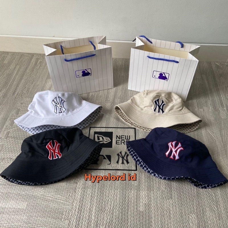 Topi Ny Newyork Bucket Hat Monogram