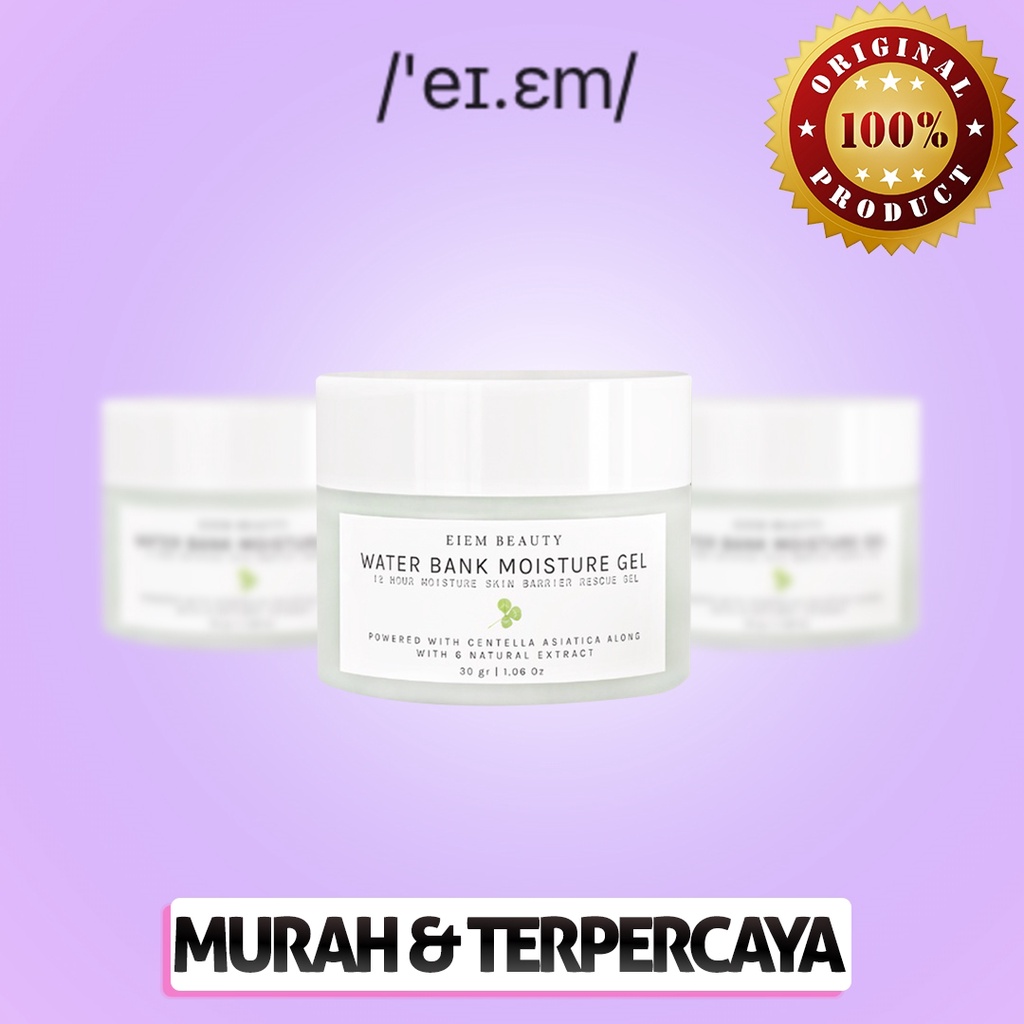 Jual Eiem Beauty Water Bank Moisture Gel Moisturizer 30gr Shopee