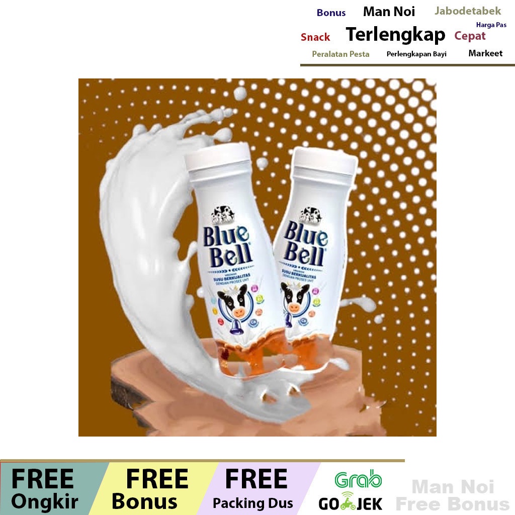 

Susu uht botol blue bell rasa Italian chocolate ( per 1pc ) susu enak murah dan berkualitas