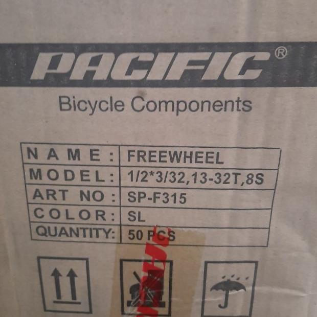 Free Wheel Sprocket Sproket Gir Belakang Sepeda 8 Speed PACIFIC ULIR