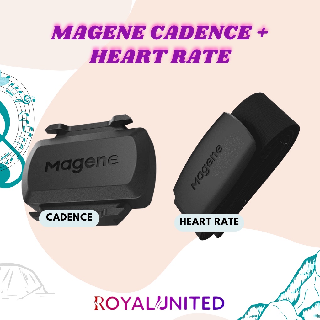 PAKET KOMPLIT MAGENE SPEED SENSOR CADENCE MAGENE HEART RATE PREMIUM ORIGINAL SUPER HIGH QUALITY