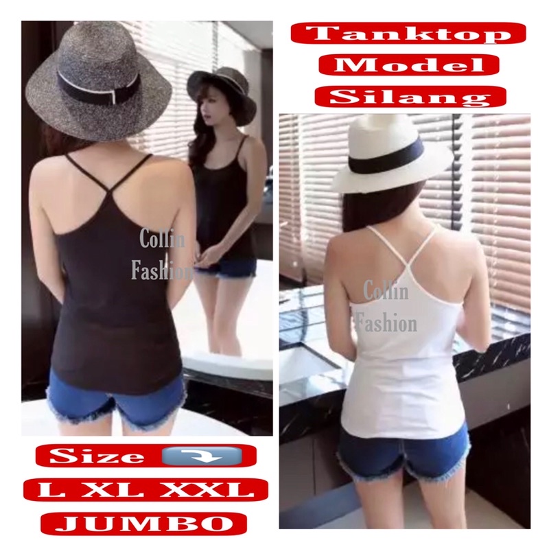 New Arrival - Tanktop Wanita Silang L XL XXL JUMBO / Tanktop Model 301