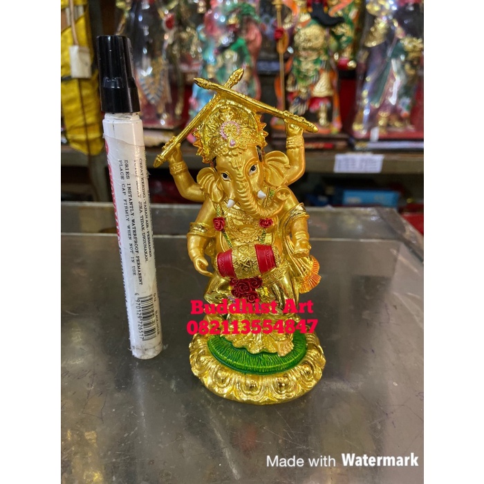 PATUNG GANESHA BERDIRI 5 INCH