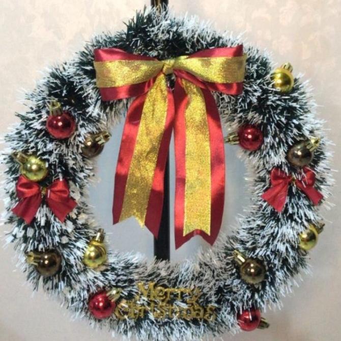 Christmas Mistletoe hiasan dinding natal | hiasan pintu natal